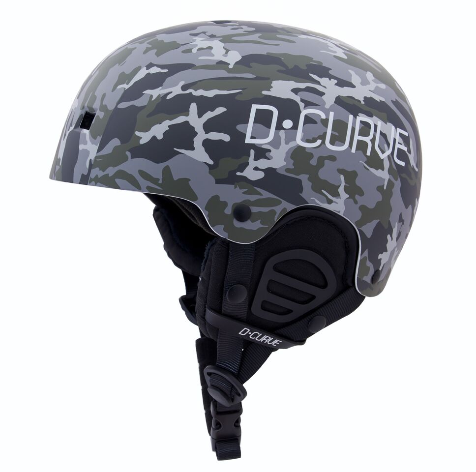 camo snowboard helmet Park V01 Snow Helmet – D•CURVE Optics