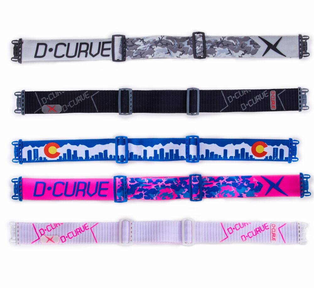 ski goggles straps Interchangeable Goggle Straps – D•CURVE Optics